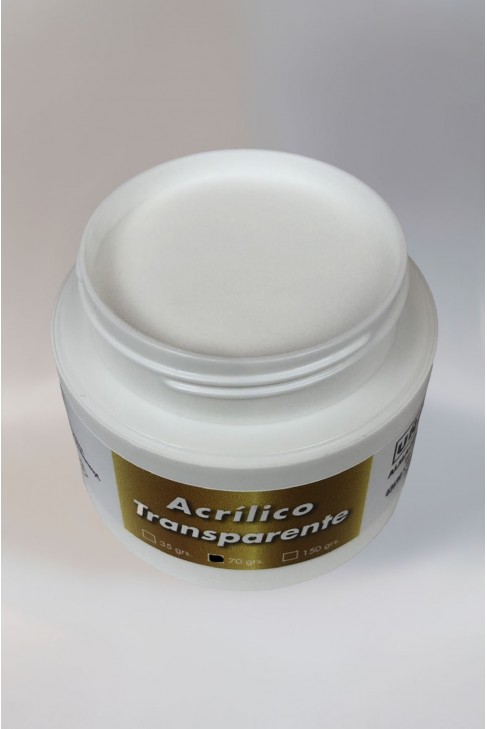 Polvo Acrílico Transparente 70gr