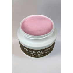 polvo acrílico rosa intenso 70gr