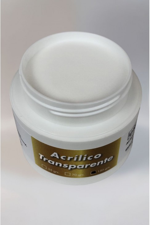 polvo acrílico transparente 150gr