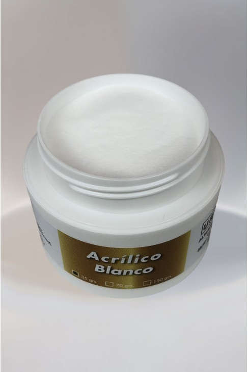 Polvo Acrílico Blanco 35gr