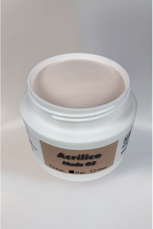Polvo Acrílico Nude 03 70gr
